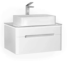 Jorno Тумба под раковину Shine 75 подвесная белая Shi.01.75/P/W