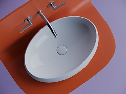 Ceramicanova Мебельная раковина Element 56 CN5033 белая – фотография-5