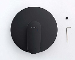 Aquatek Смеситель для душа и ванны Ника AQ1866MB черный матовый – фотография-3