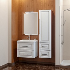  Мебель для ванной Сити 65 белый – фотография-3