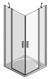 Roltechnik Душевая дверь "TDO1 1000" silver – фотография-9