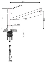 Timo Смеситель Tana 2593FN – фотография-4