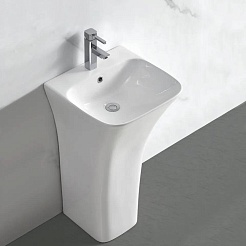 Ceruttispa Раковина напольная Luca 45 CT7283 белая – фотография-2