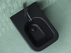 Ceramicanova Подвесное биде Metric CN3008MB чёрный матовый – фотография-8