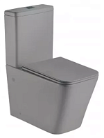 WeltWasser Унитаз компакт GELBACH 011 ST MT-GR серый матовый