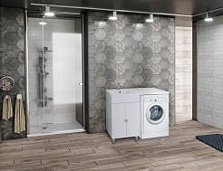 Onika Тумба с раковиной КОСМОС 60.11 чаша слева – фотография-3