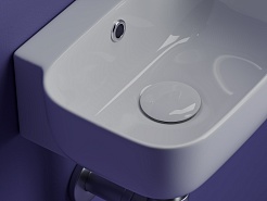 Ceramicanova Раковина Element 40/24 CN6074L белая – фотография-4