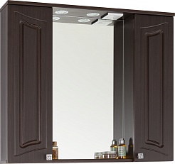 Водолей Зеркальный шкаф Адам 90 венге – фотография-1