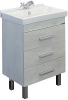 Comforty Тумба с раковиной Никосия 60Н дуб белый