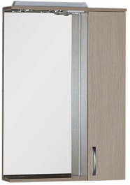 Aquanet Зеркальный шкаф "Донна 60" светлый дуб – фотография-1