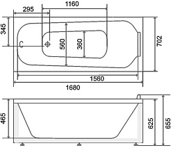 BellSan Акриловая ванна Лайма 170x70 – фотография-4