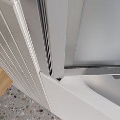 BelBagno Шторка на ванну 90/145 LUCE-VF-11-90/145-P-Cr – фотография-2