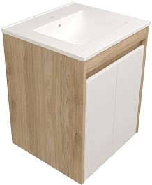 Teymi Фасад для тумбы Netta 50 Волна белый – фотография-3