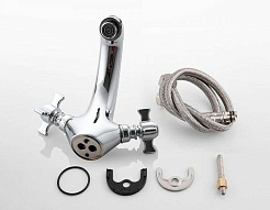 Frap Смеситель для раковины H24 F1024 хром – фотография-3