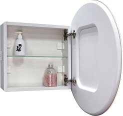 Mixline Зеркальный шкаф Аккорд Оливия 70 белый – фотография-3