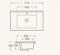 WeltWasser Раковина DEILBACH 7506-70 – фотография-2
