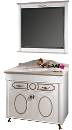 Водолей Мебель для ванной "Изабель 90" F-1 серая – фотография-1