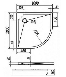 Kolpa San  Поддон для душа Kolpa San Solo 100х100 – фотография-3