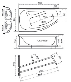 Triton Акриловая ванна Скарлет R – фотография-12