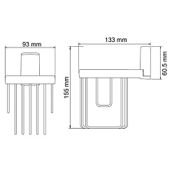 WasserKRAFT Держатель освежителя "Leine K-5045" – фотография-3