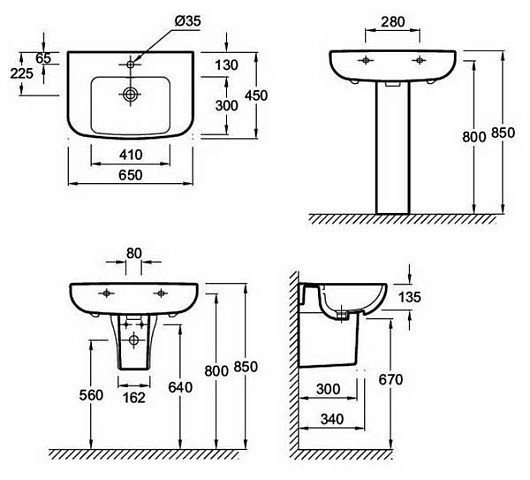 Jacob Delafon Раковина Odeon Up E4743 – фотография-6