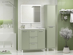 Brevita Мебель для ванной Risacca Pistachio 90 фисташковый – фотография-2