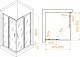 RGW Душевой уголок Passage PA-146B 100x90 профиль черный стекло прозрачное – картинка-14