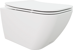 Ceruttispa Унитаз подвесной Mimi Aria MW CT8919 белый матовый – фотография-1