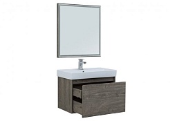 Aquanet Тумба с раковиной Nova Lite 75  дуб рошелье – фотография-3