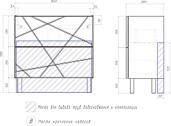 Vigo Тумба под раковину Geometry 2-800 белая – фотография-5