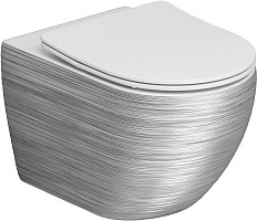 Grossman Унитаз подвесной Color GR-4411SWS серебро