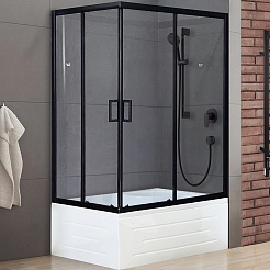 Royal Bath Душевой уголок RB 8100BP-T-BL 100х80х200 R – фотография-1