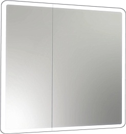 Mixline Зеркальный шкаф Аккорд Сканди 80 белый – фотография-1