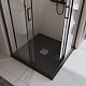 BelBagno Душевой поддон Tray 90/90 TRAY-MR-UNO-A-90-35-NERO-CR – фотография-9