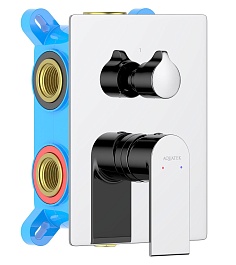 Aquatek Смеситель для душа и ванны Лира AQ1447CR хром – фотография-1