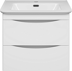 Misty Мебель для ванной Мираж 60 подвесная белая – фотография-4