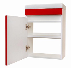 Style Line Тумба для умывальника Compact 40 красная – фотография-3