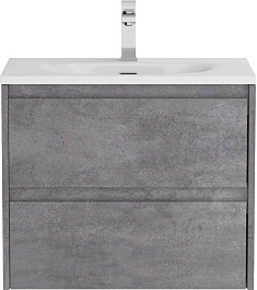 BelBagno Мебель для ванной Kraft 39 70 Cemento Grigio с раковиной BB-8099-3-70 – фотография-2