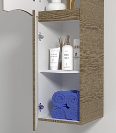 Водолей Пенал подвесной Адель 35 L дуб крымский коричневый – фотография-4