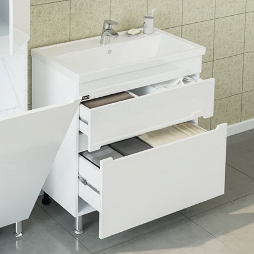 СанТа Тумба с раковиной напольная Лондон 80 – картинка-5