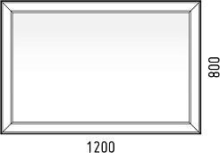 Corozo Зеркало Барго 120x80 – фотография-5