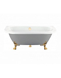 Фэма Акриловая ванна "Elena 168", ножки золото, покрытие RAL металлик  – фотография-3