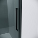 Grossman Душевая дверь в нишу Cosmo 120x195 профиль черный матовый стекло тонированное – картинка-20