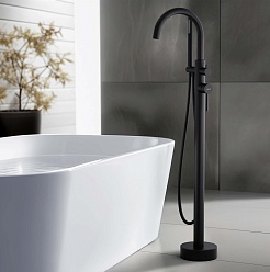 Aquatek Душевая система Европа AQ1345MB матовый черный – фотография-3