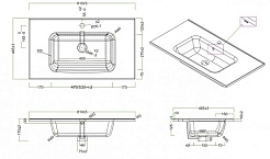 BelBagno Тумба с раковиной KRAFT 800 Bianco Opaco – фотография-4