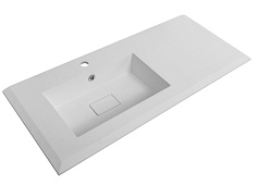 Cezares Мебельная раковина Bellagio 106 L 50213 bianco opaco