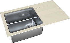 Florentina Мойка кухонная Комби 860 шампань – фотография-2