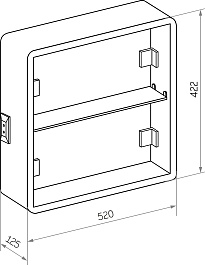Mixline Зеркальный шкаф Аккорд Оливия 70 белый – фотография-7
