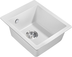 Milacio Мойка кухонная Murcia 42 Cuarzo белая