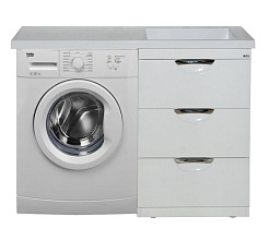 Misty Тумба с раковиной Куба 50, 3 ящика R – фотография-7